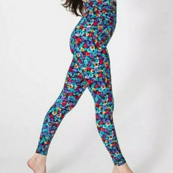 American Apparel Floral Leggings - Multicolor - Picture 1 of 7